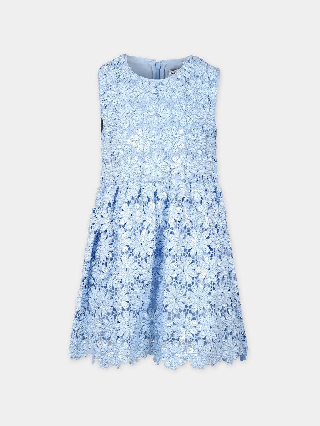 Elegant sky blue dress for girl